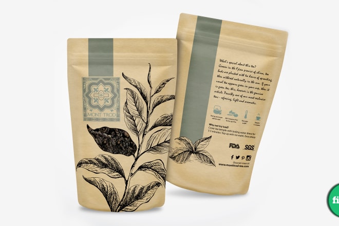 I will design and label your coffee bags and products