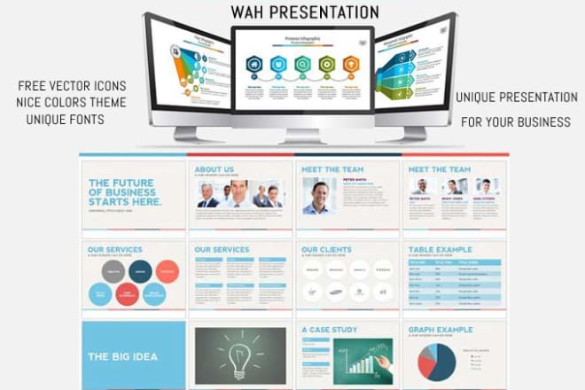 I will design attractive powerpoint presentations or animation