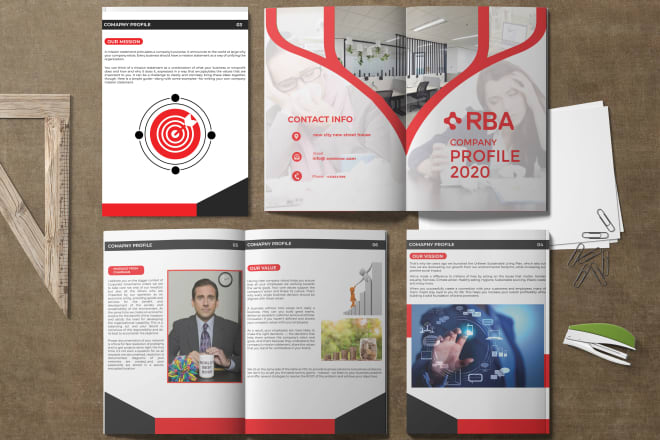 I will design brochure and professional company profile