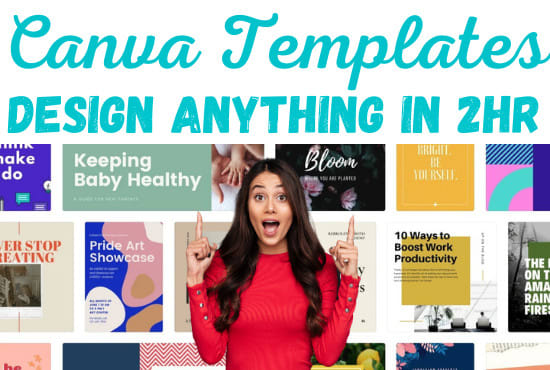 I will design canva templates for instagram and social media post within 2 hour
