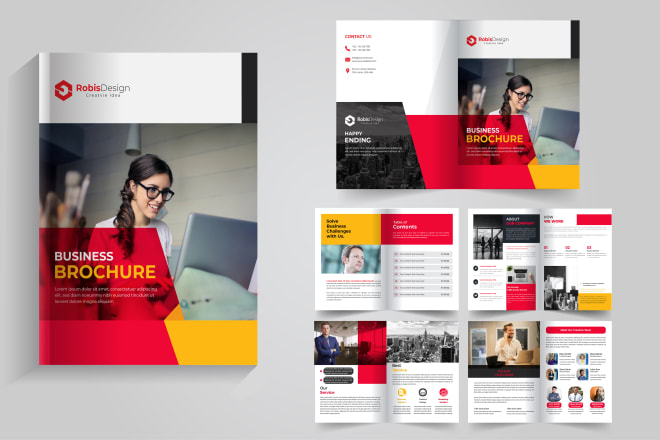 I will design company profile business brochure design catalog