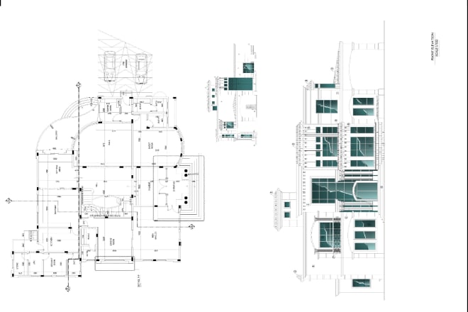 I will design floorplan or blueprint interior, exterior civil working in auto cad
