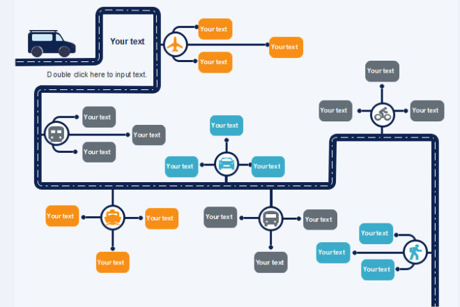 I will design flowchart, pie chart flow process, bar chart infographic