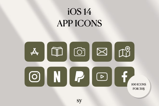 I will design ios 14 icons for your shop