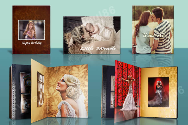 I will design photo book, wedding album, photobook