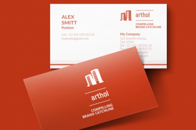 I will design professional and minimal business card