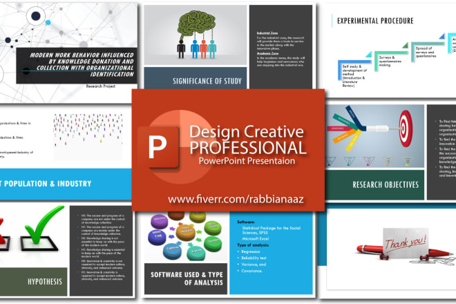 I will design professional powerpoint presentations, PPT slides for you