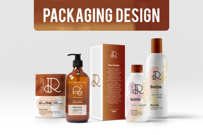 I will design professional product packaging