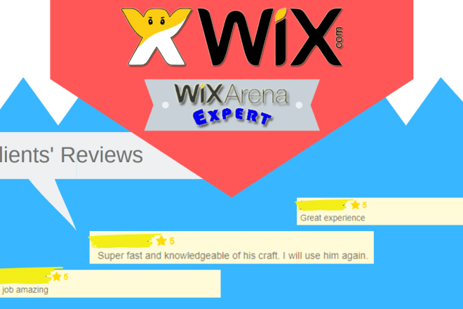 I will design, re design, edit, improve, and fix your wix website