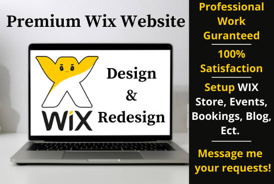 I will design, redesign, or develop a wix website