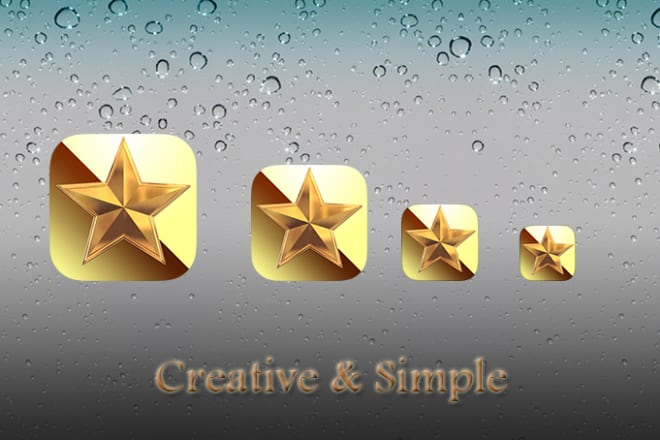 I will design simple and clean iOS icon
