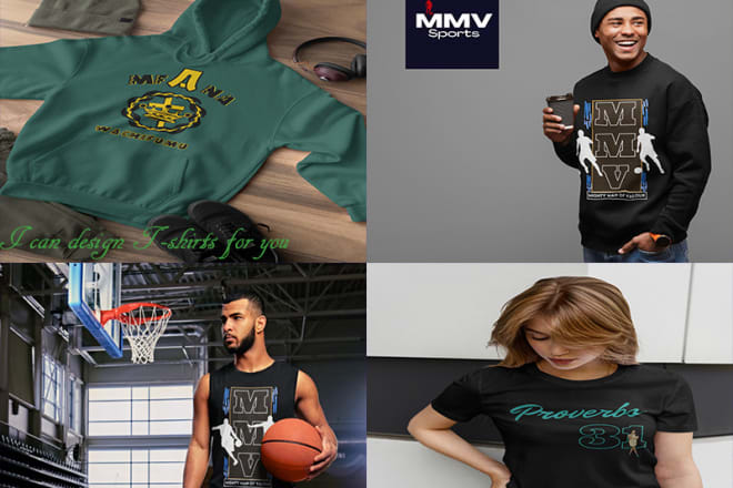 I will design t shirts for you and launch your online store
