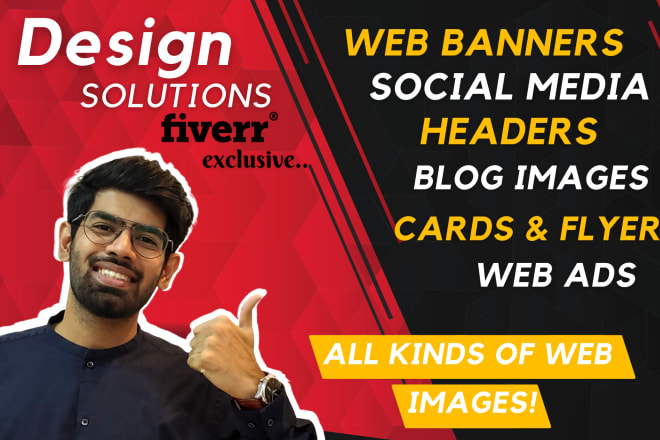 I will design website banner ads, header image, and blog image
