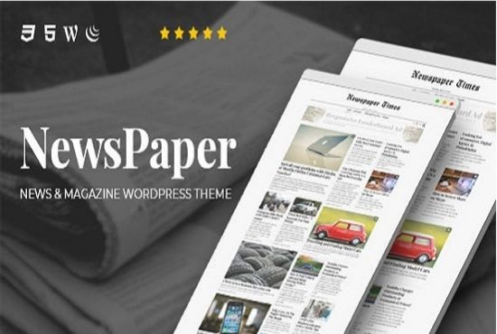 I will design wordpress newspaper website using newspaper theme