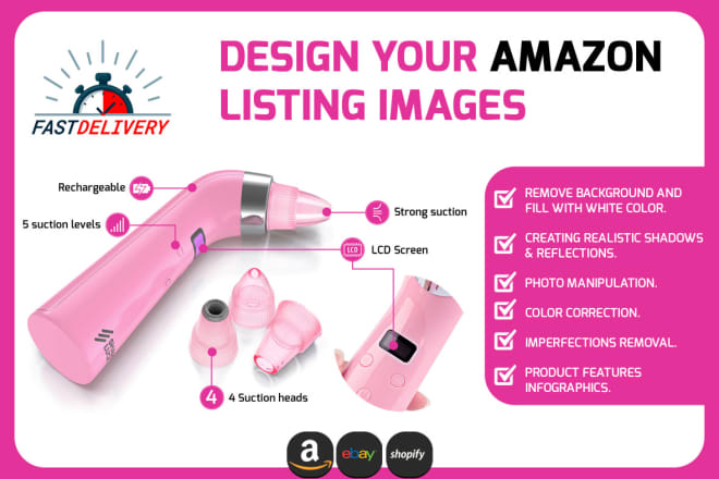 I will design your amazon listing images