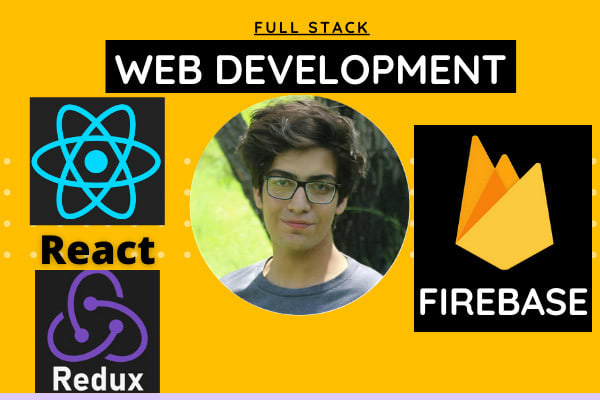 I will develop react js redux firebase web app