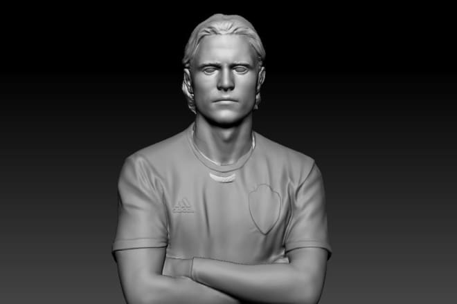 I will do a 3d sculpt zbrush with awesome details