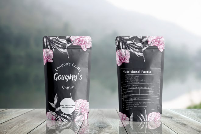 I will do a coffee bag label and packaging design