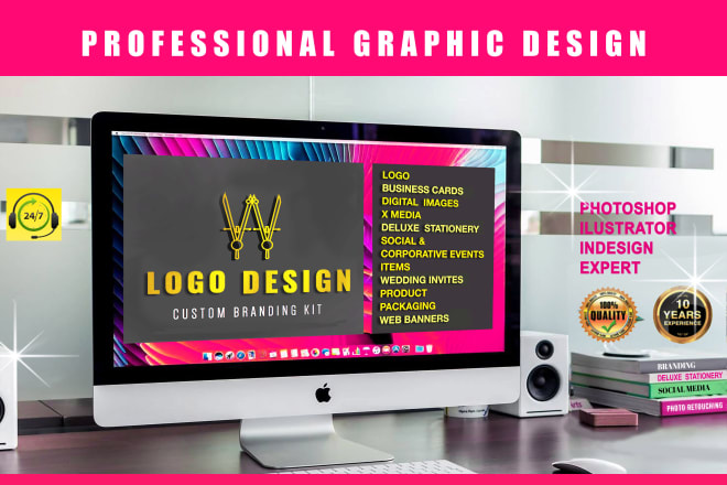 I will do a modern and elegant logo design for your brand