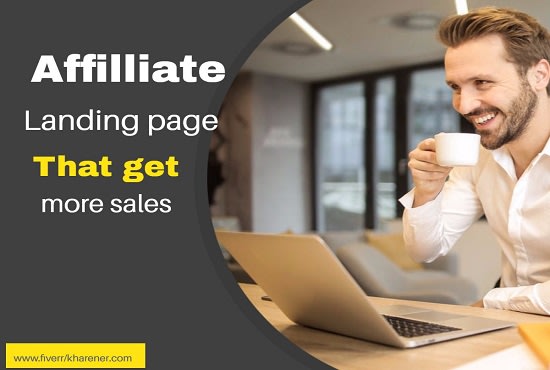 I will do a spotify affiliate landing page that get you more sales