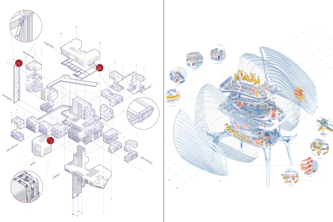 I will do architecture diagrams, drawings, renders