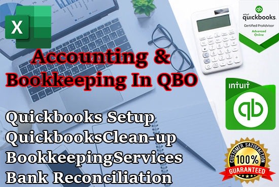 I will do bank statement or credit card reconciliation with quickbooks