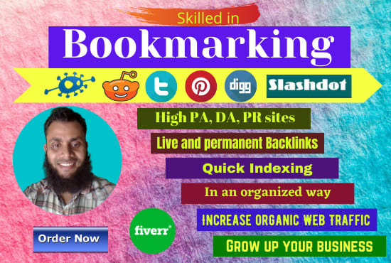 I will do bookmarking high da sites manually to increase your web traffic