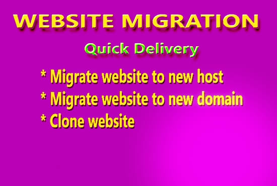 I will do cloning or transfer website from any hosting to another host safe migration