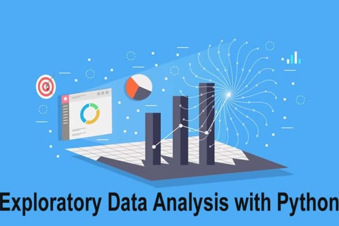 I will do data analysis and visualisation on python or excel