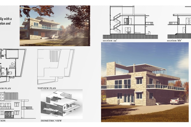 I will do detailed architectural 2d floor plans and 2d drawings