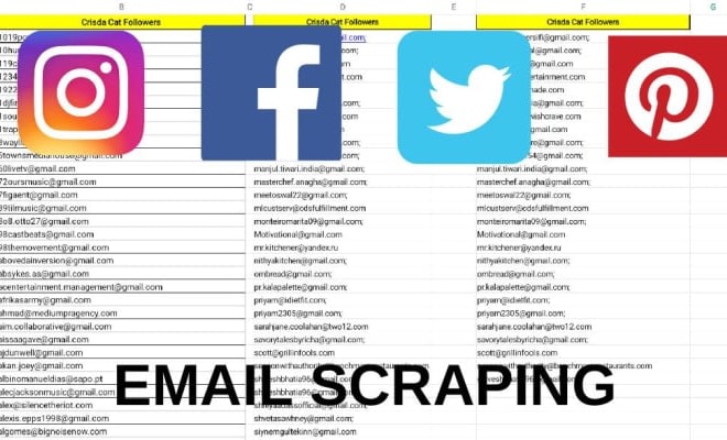 I will do facebook email scraping extractor