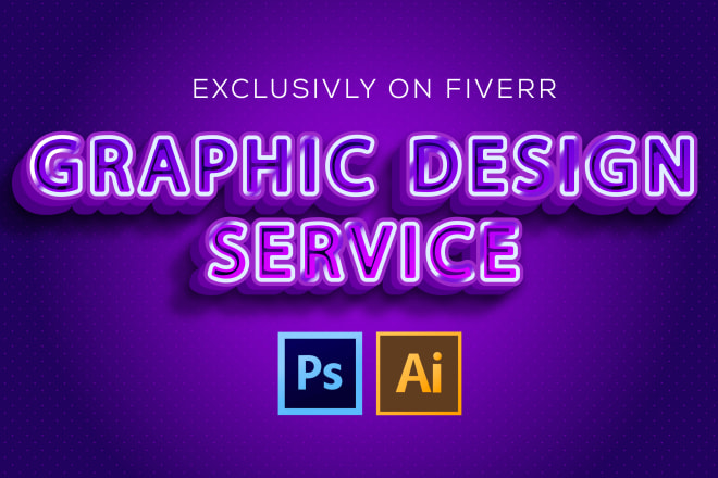 I will do freelance graphic design works for you