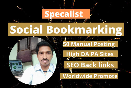 I will do manually 50 bookmarking for your web site SEO backlinks
