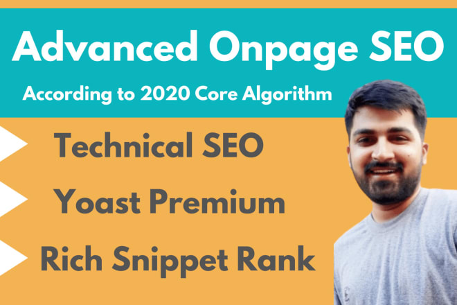 I will do onpage SEO with yoast and technical optimization of wordpress site