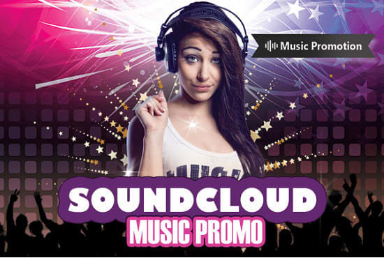 I will do organic soundcloud music promotion,soundcloud followers