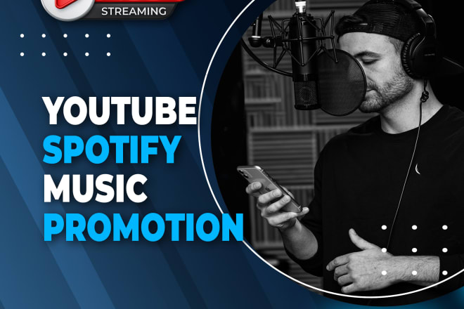 I will do organic spotify music promotion or youtube promotion