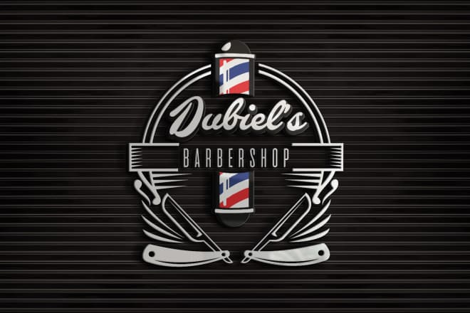 I will do outstanding barber shop logo