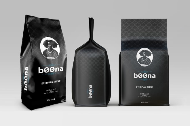 I will do premium coffee bag design and product label design