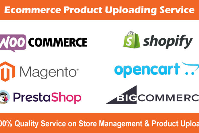 I will do product listing or product upload to woocommerce,shopify,wordpress,prestashop