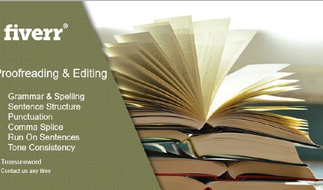 I will do proofreading and editing of 40k words in 25usd, english book proofread edit