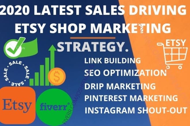 I will do sales boosting etsy promotion marketing and traffic to get etsy sales