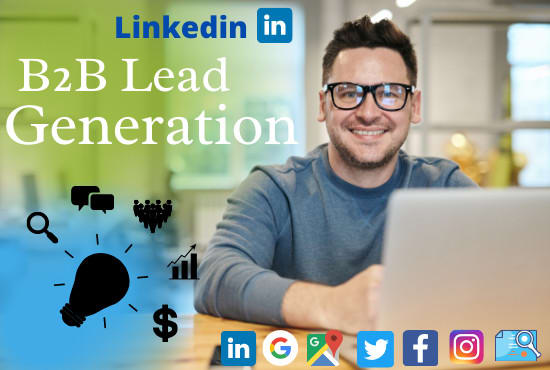 I will do targeted b2b lead generation and linkedin lead generation