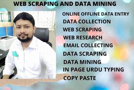 I will do web scraping and data mining