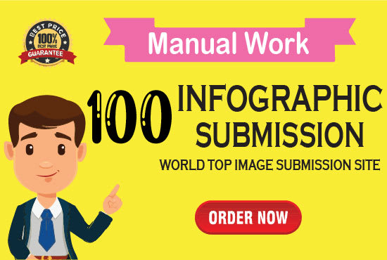 I will do100 infographic submission on world top image submission site