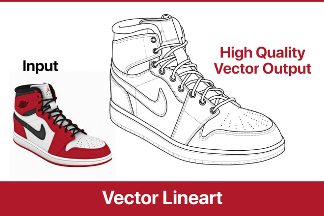 I will draw a detailed vector line art of any diagram, product