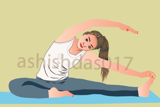 I will draw line based vector art illustration of any products or samples