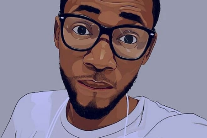 I will draw your photo as a cartoon character