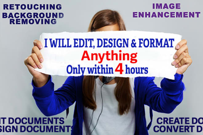 I will edit or modify pdf, documents,jpg,fillable pdf form, photoshop work