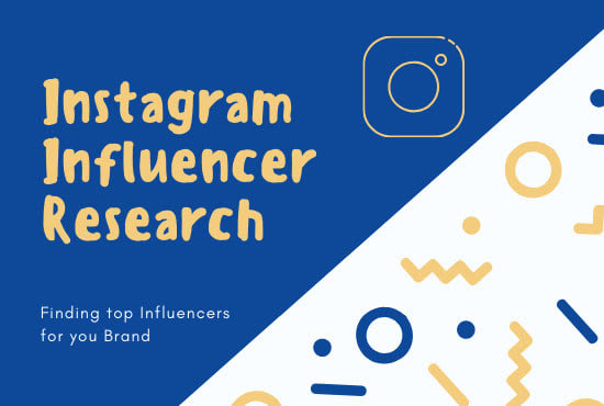 I will find best instagram influencers in your niche