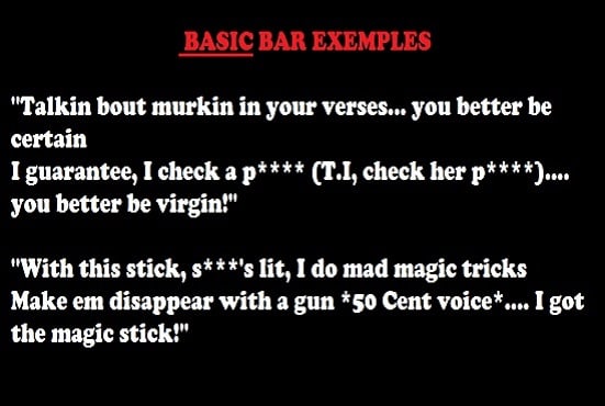 I will ghostwrite actual clever bars for your rap song or battle